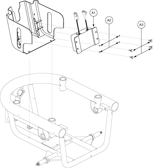 Jazzy Charger Assembly parts diagram