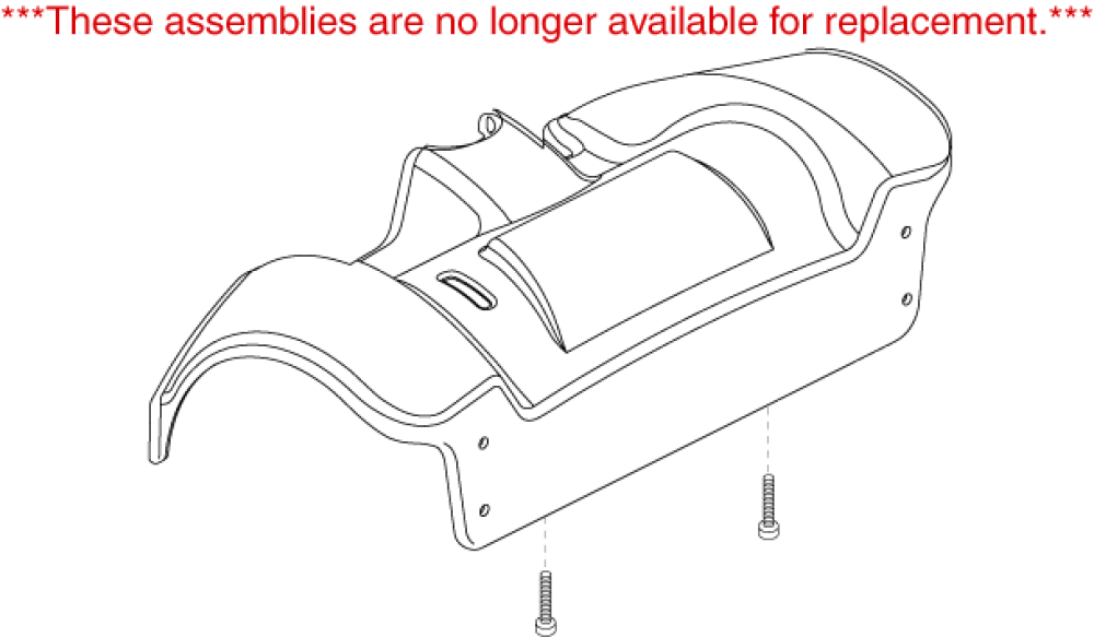 Shroud Assembly - Rear (300lbs) parts diagram