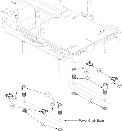 Power Tilt And Recline Seat Mount Connectors parts diagram