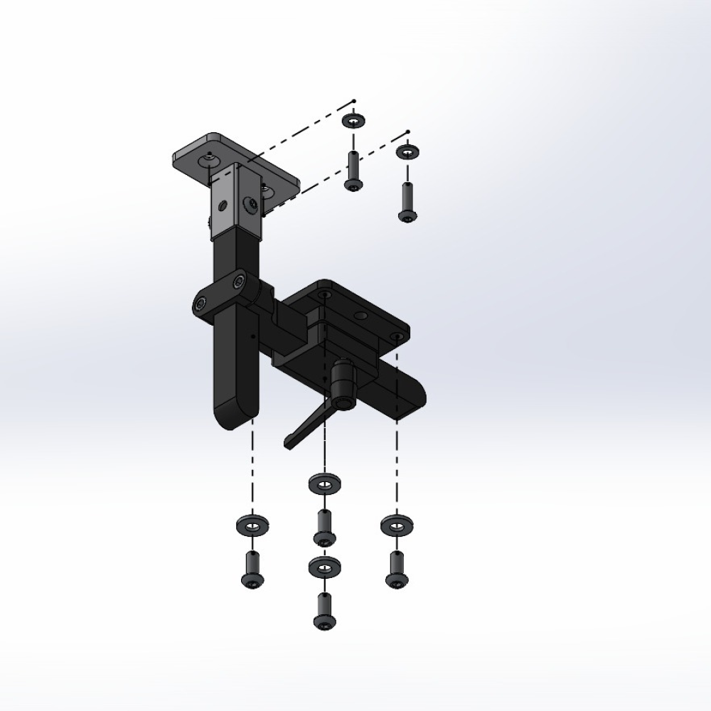 Horizontal Release, Removable parts diagram