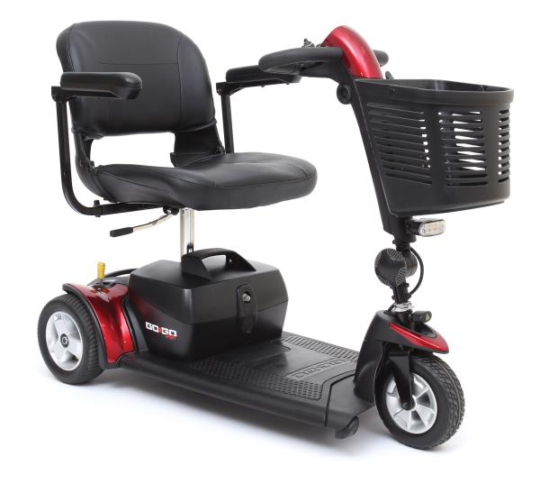 Pride Go-Go Sport 3 Wheel Scooter in Red