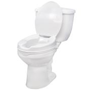 Raised Toilet Seat with Lock and Lid