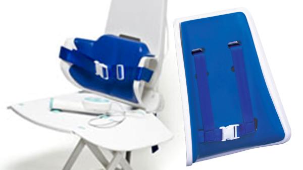 Both versions easily attach to the base, are padded which provides additional comfort and the Hi-Back version provides a harness for additional safety.