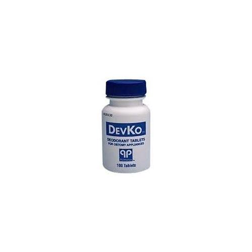Devko Pouch Deodorant Tablets - Bottle of 100