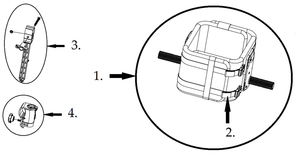 Parts For Trekker Trunk Support parts diagram