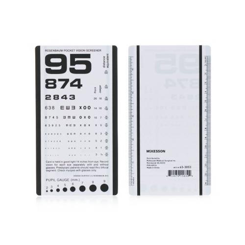 Eye Chart 14 Inch Distance Acuity Test