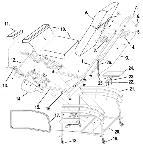Parts For D577 parts diagram