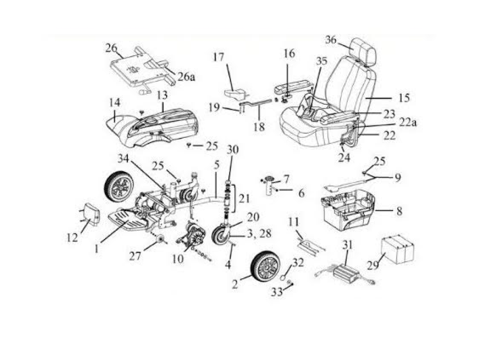 Parts For Titan X16 parts diagram