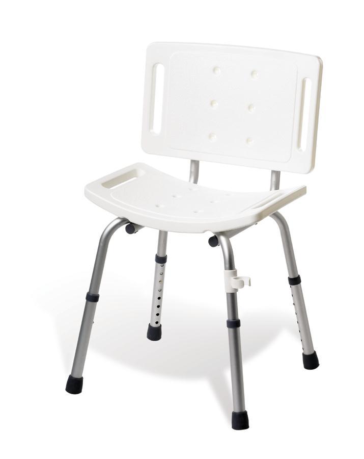 Guardian Easy Care Shower Seat w Back Bath Shower Seats