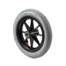 Invacare 8 x 1-1/4 in. 8-Spoke Black Caster Wheel, Pneumatic