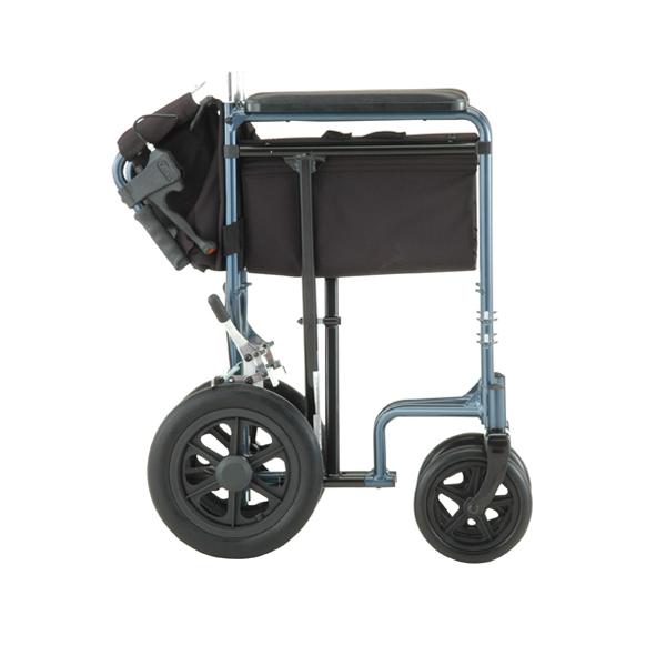 Nova 20″ Steel Wheelchair w/ Detachable Desk Arms & Footrests