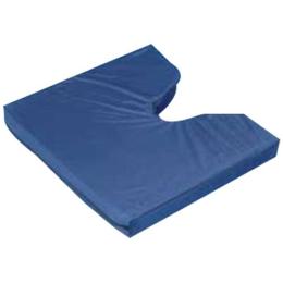Contoured Coccyx Cushion 16" x 18" x 2", Waterproof, Skid-Resistant