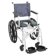 Mariner Rehab Shower Commode Chair w/ 24" Rear Wheels