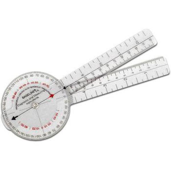 Plastic 360 ISOM Plastic Goniometer - 8" (20 cm)
