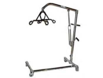 Hoyer 6-Point Chrome Hydraulic Patient Lift w/ C-Base