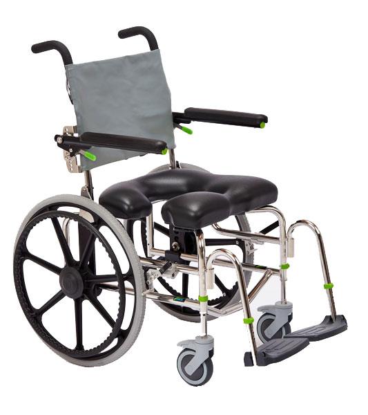 Self propelling best sale shower chair