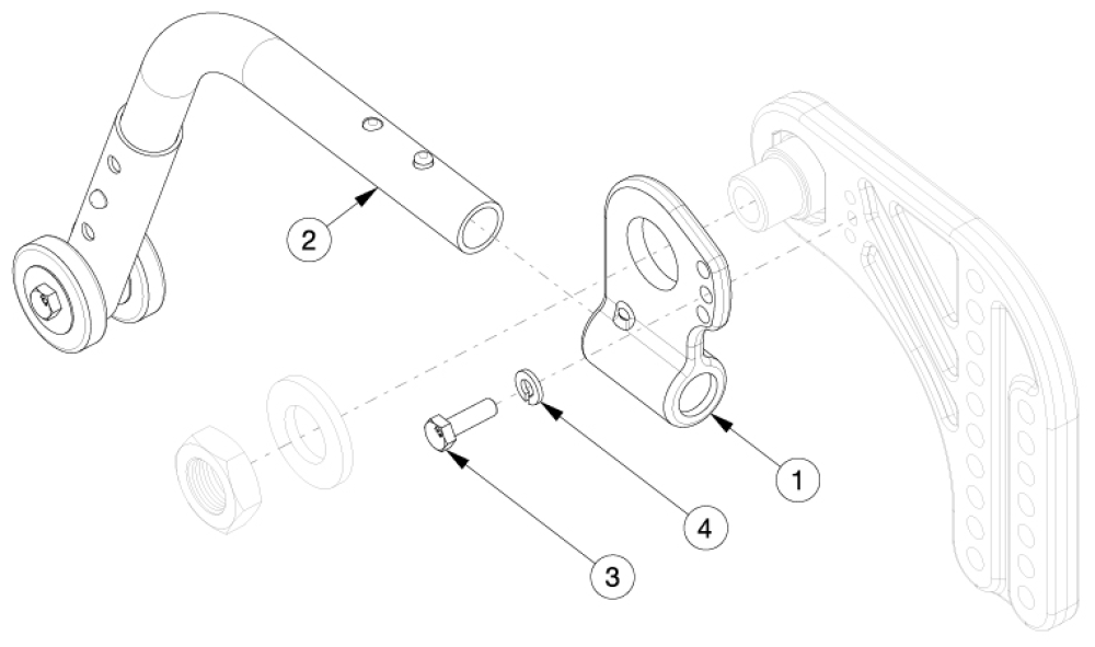 Liberty Rear Anti-tip parts diagram