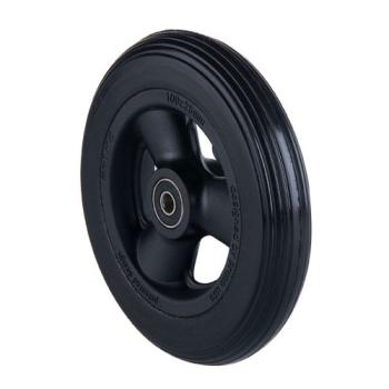 6 x 1-1/4 in Black Poly Primo Wheelchair Caster Wheel