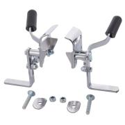 Invacare Detachable Arm Wheelchair Wheel Brakes, Push to Lock - Pair