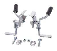 Invacare Detachable Arm Wheelchair Wheel Brakes, Push to Lock - Pair
