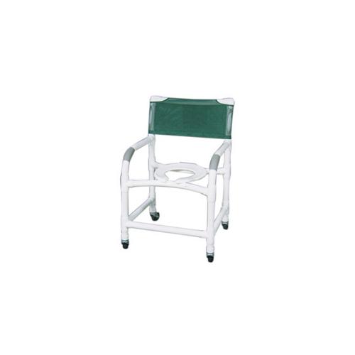 MJM Wide Deluxe Knock Down PVC Shower Chair