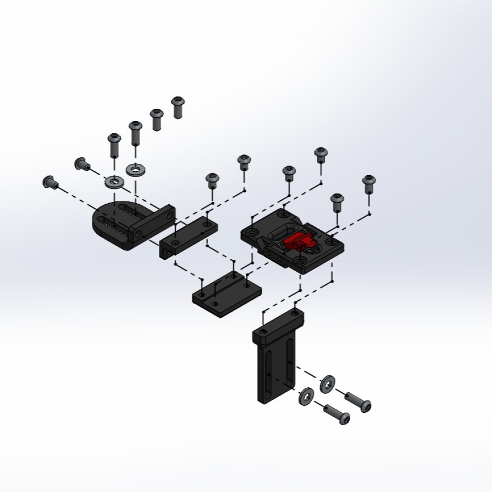 Swing Away Modular Offset parts diagram