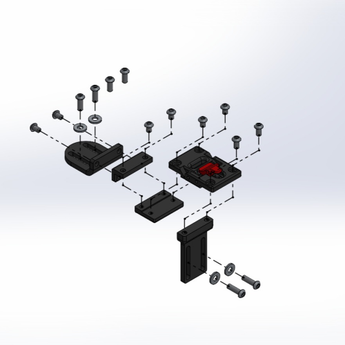 Swing Away Modular Offset parts diagram