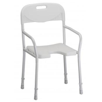 Hygienic Shower Chair With Arms & Back