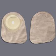Premier One-Piece Closed Mini Pouch w/ Pre Cut SoftFlex Skin Barrier and Filter - Beige