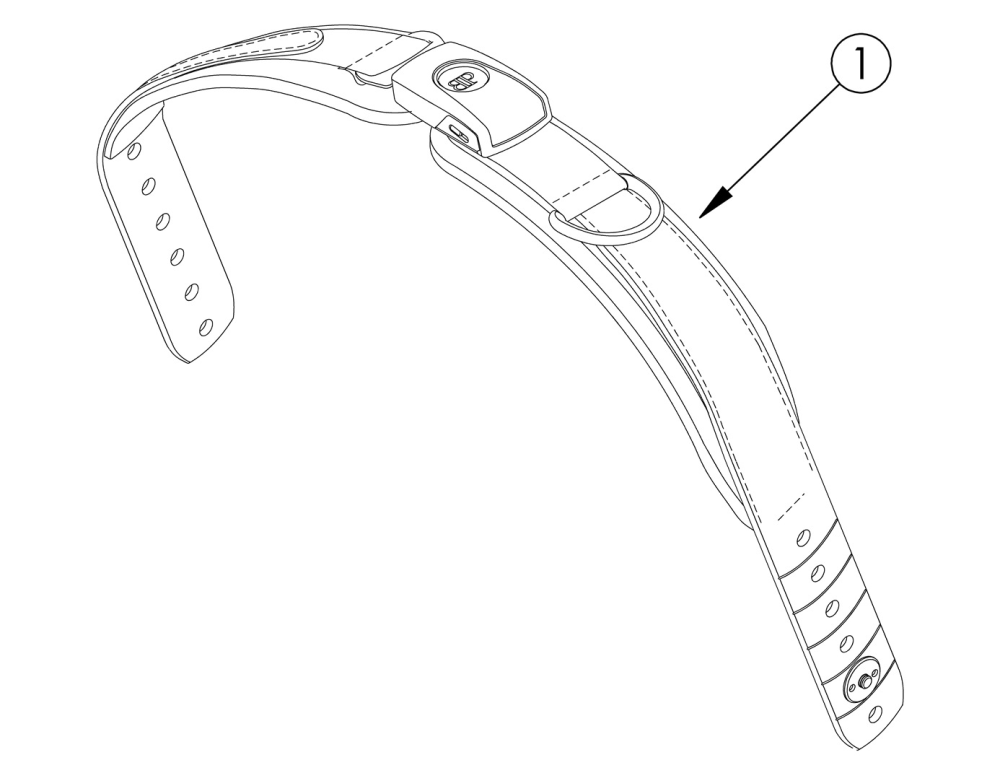 Bodypoint Evoflex Pelvic Stabilizer parts diagram