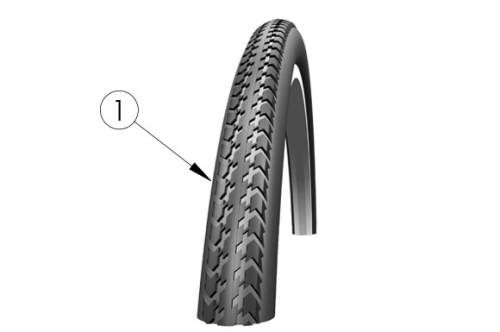 Rogue Tires - Schwalbe Hs-127 parts diagram