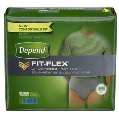 Depend FIT-FLEX Protective Underwear for Men - Maximum Absorbency