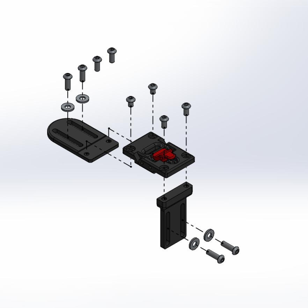Swing Away Modular parts diagram