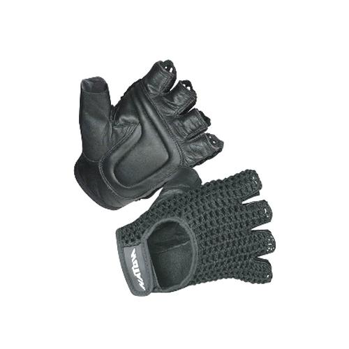 Hatch Mesh Back Wheelchair Gloves - Black