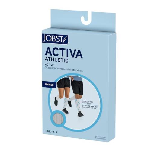 JOBST Activa Athletic Knee High Support Socks 15-20mmHg Compression