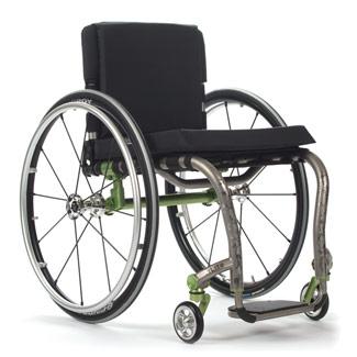 TiLite ZRA Mono-Tube Adjustable Titanium Wheelchair | Titanium 