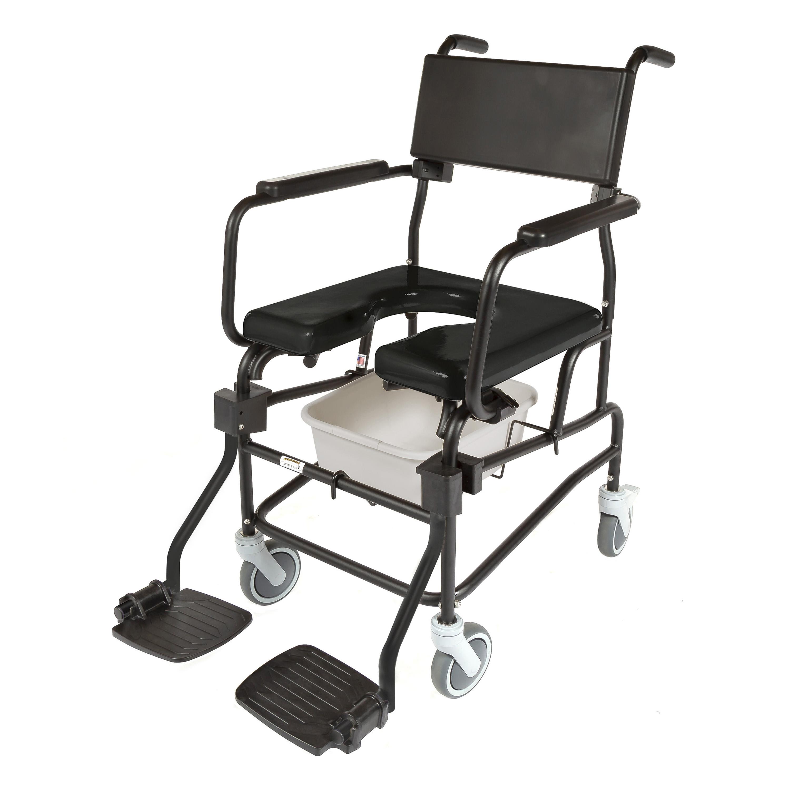 Shower chair best sale with casters