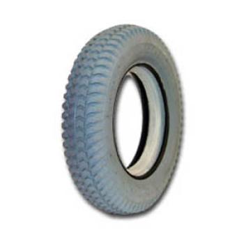 Primo 14x3 (3.00-8) Poly Foam Filled, Grey Knobby, Power Wheelchair Tire