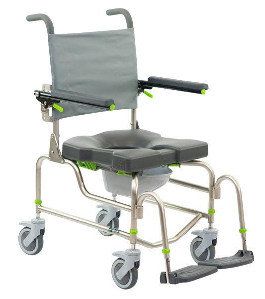 Raz Design RAZ AP Attendant Propel Rehab Shower Commode Chair