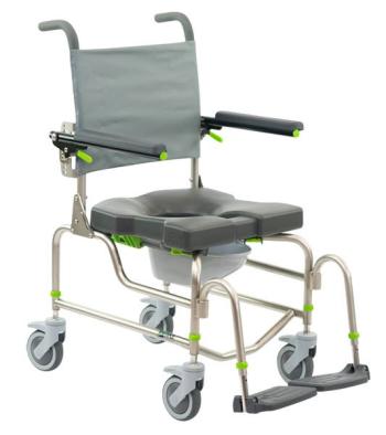 Raz Design RAZ-AP Attendant Propel Rehab Shower Commode Chair