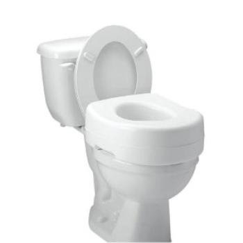 Carex Elevated Toilet Seat w/ Undergrips