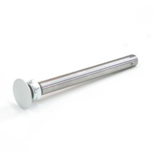 Quickie Big Button Quick Release Axle - Standard Spoke, Spinergy and Mountain (4 1/2") (Clear Anodized)