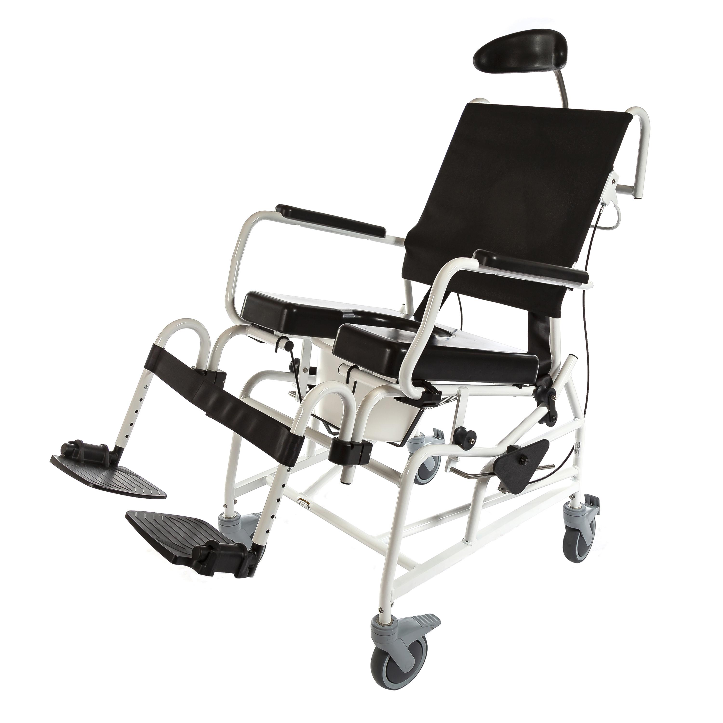 Tilt shower commode discount chair