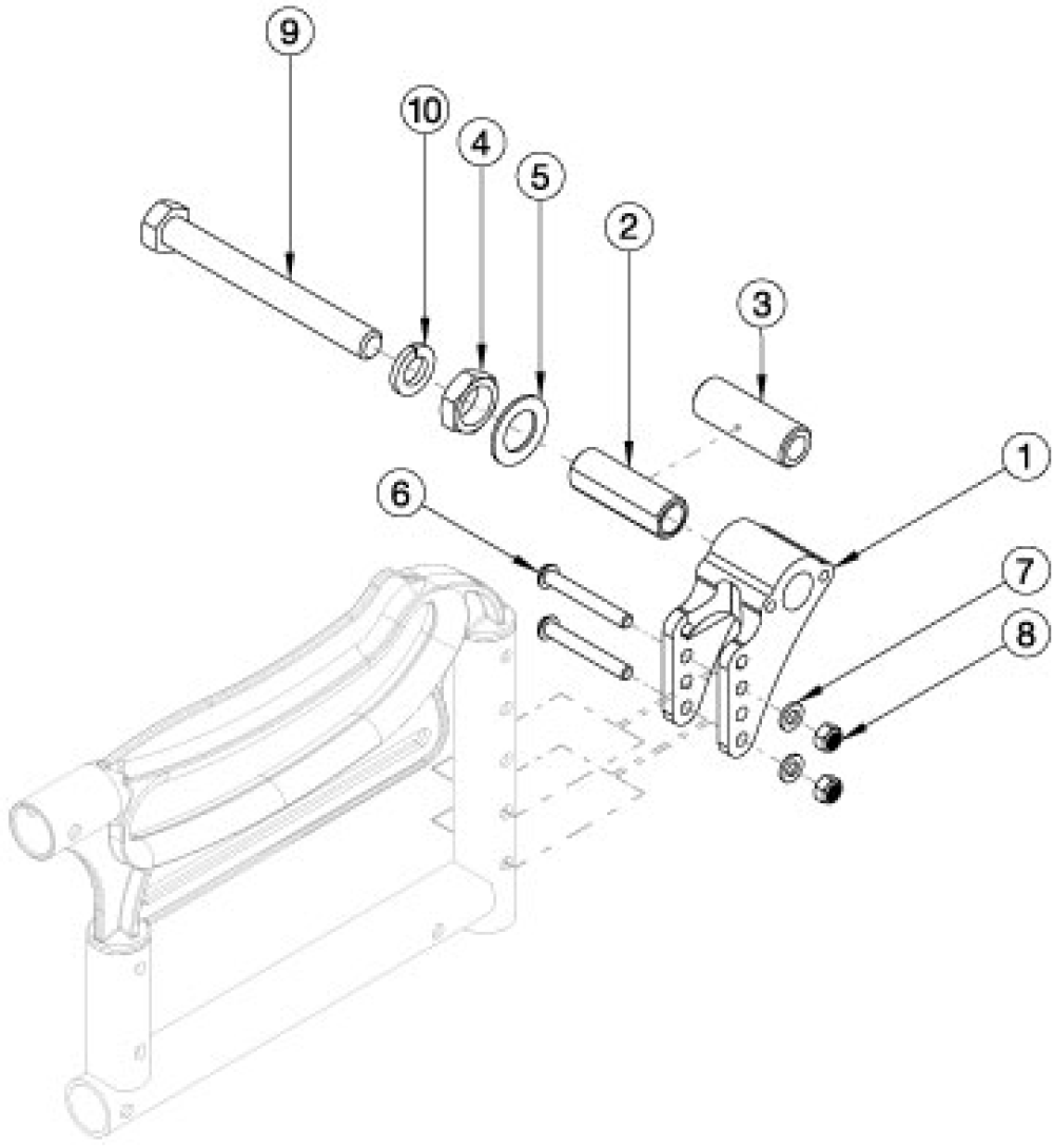 Arc Axle Plate parts diagram