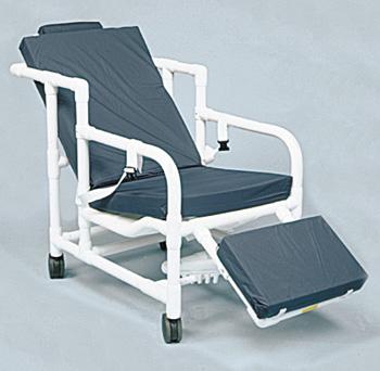 Pvc shower best sale chair on wheels