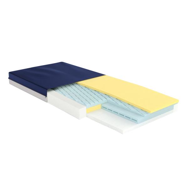 High quality therapeutic foam mattress provides pressure redistribution and shear/friction reduction