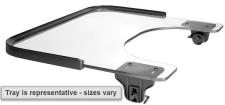 Premium Wheelchair Tray w/ E-Z Lock Clamps