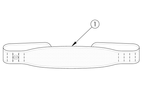 Aeromesh Calf Strap parts diagram