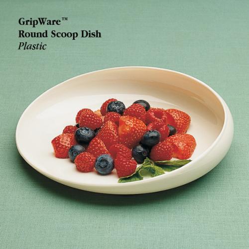 GripWare Round Scoop Dish