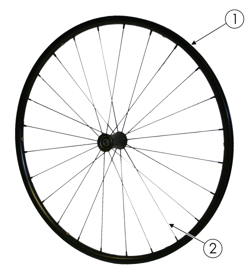 Superlight Spoke Wheel parts diagram